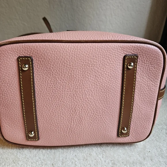 Dooney & Bourke Pink Shoulder Bag with Metallic Accents - Picture 6 of 16